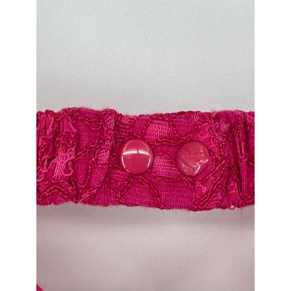 Bardot Ivanna Lace Midi Dress Pink Backless Back Slit Cut Out Sexy Party Vacay 6 - Picture 6 of 11